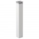 LEG KM 40x40 / MAT ALUMINIUM
